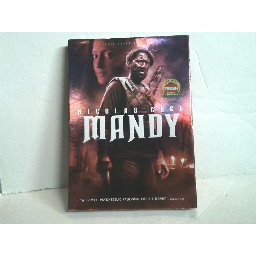 Mandy DVD Nicolas Cage ScI-FI Epic 2017 W/Slipcover